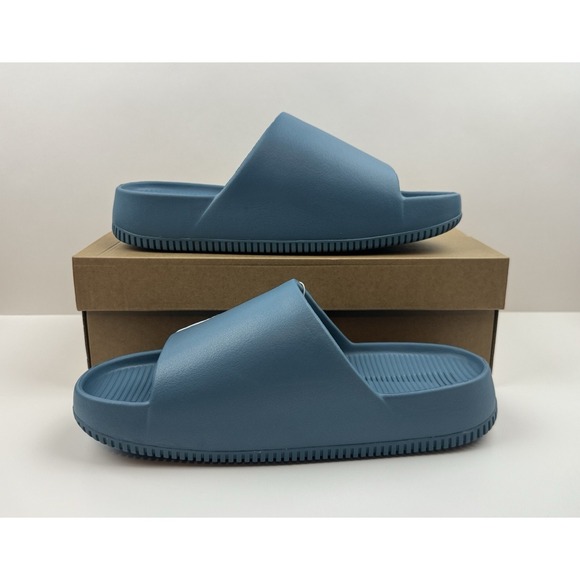 Nike‎ Calm Slide Men\'s Size 10 Smokey Blue/Smokey Blue FD4116-005 main image 2